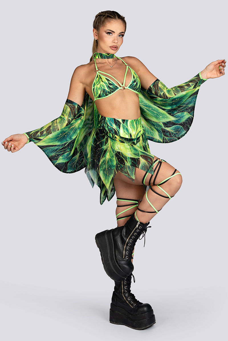 Forest Pixie Wings Rave Halloween Clothes