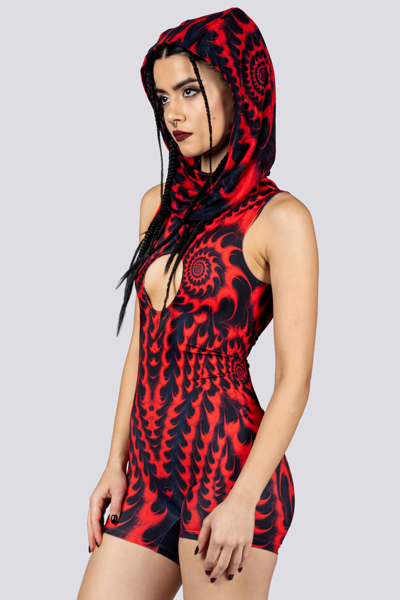 Fractalia Rave Hood Close Side View