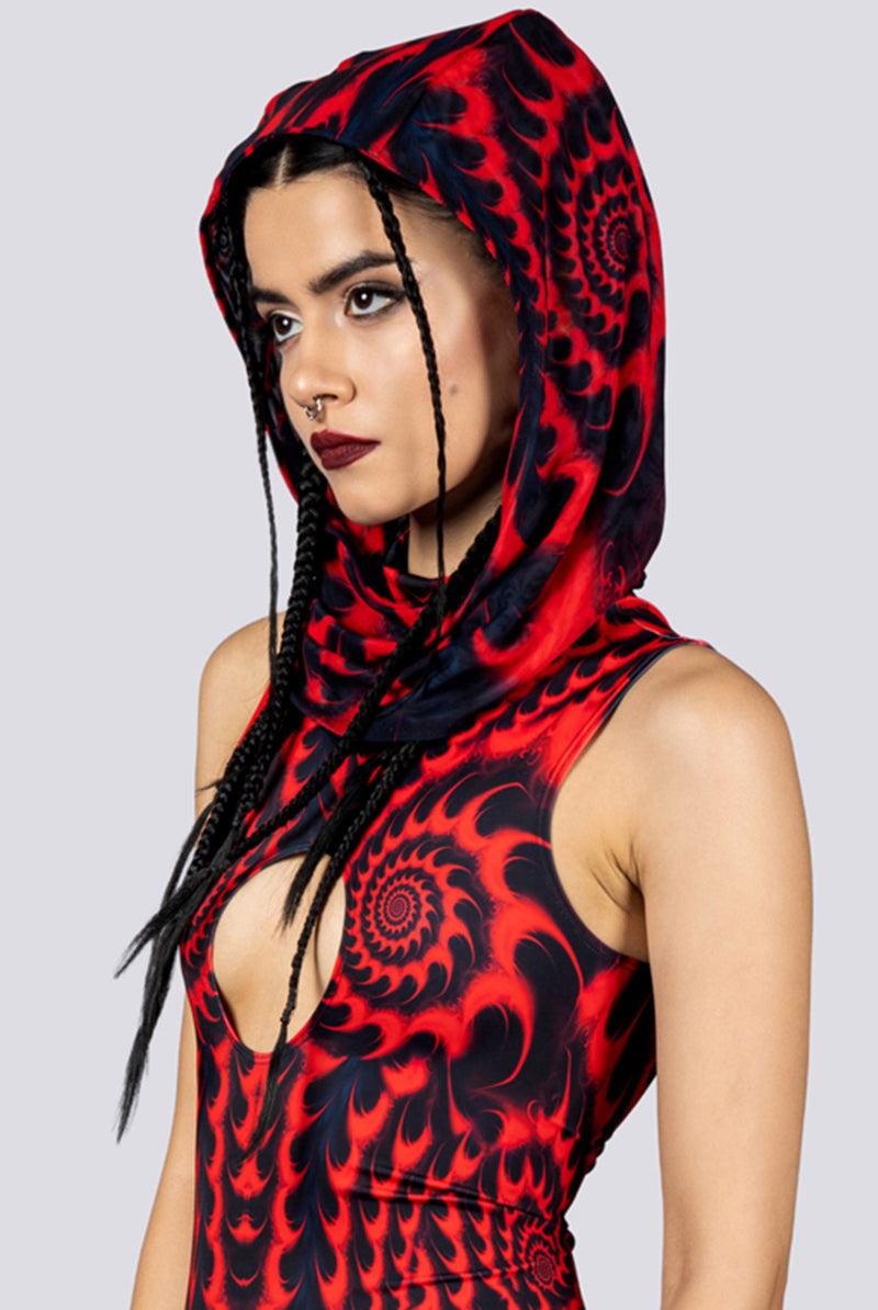 Fractalia Rave Hood Close View