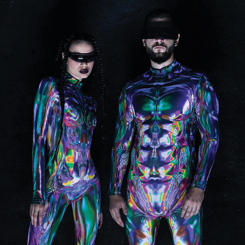Sexy Psychedelic Leggings for Rave Girls | Devil Walking