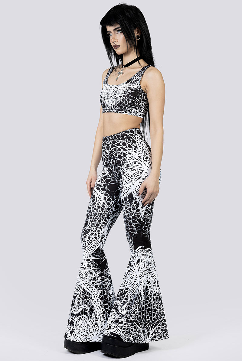 Ghostlace Bra Top Full Body Side Goth Wear