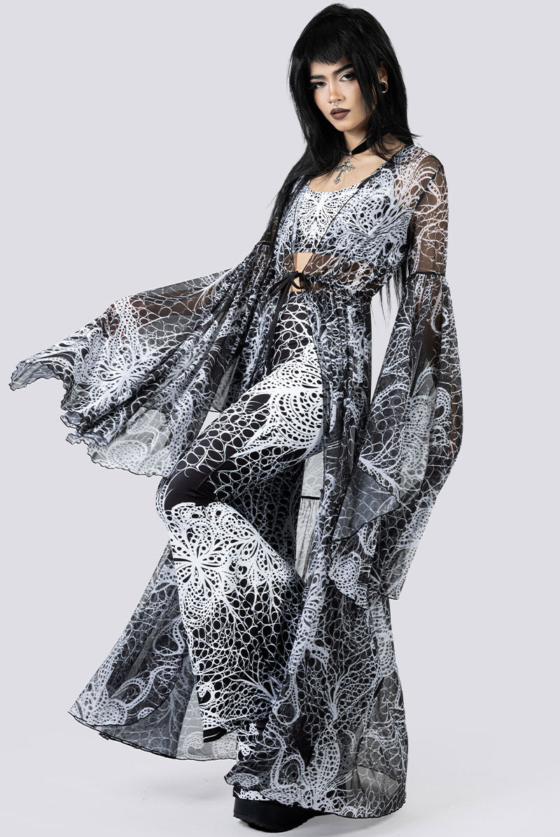 Ghostlace Bra Top Side Gothic Clothing