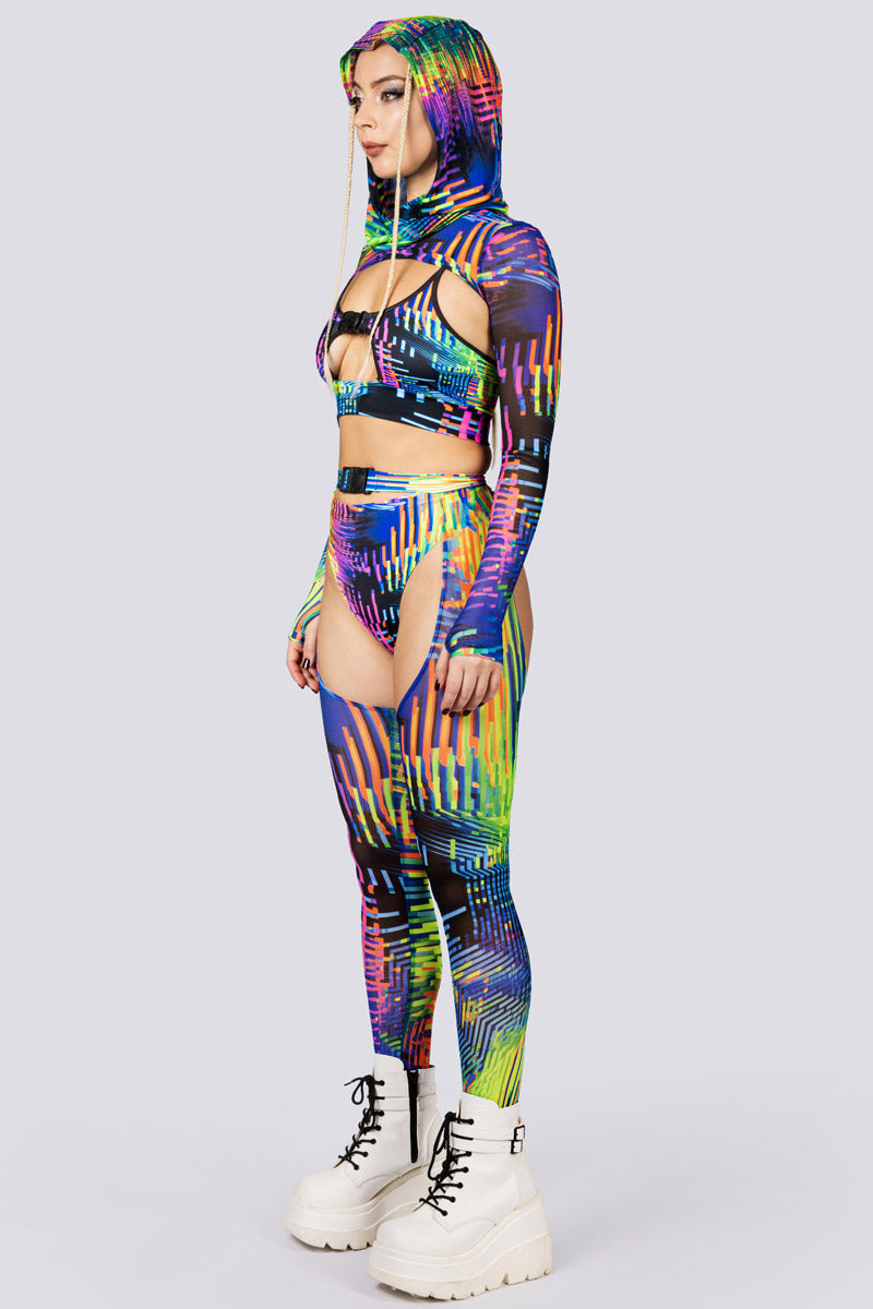 Glitchin Chap Pants Side View