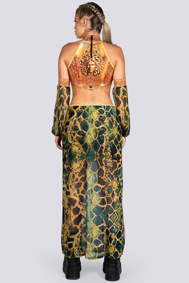 Gorgona Medusa Dress Halloween Clothes
