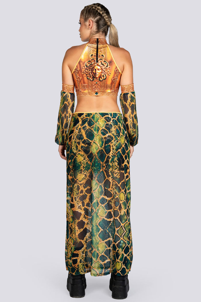 Gorgona Medusa Dress Halloween Clothes