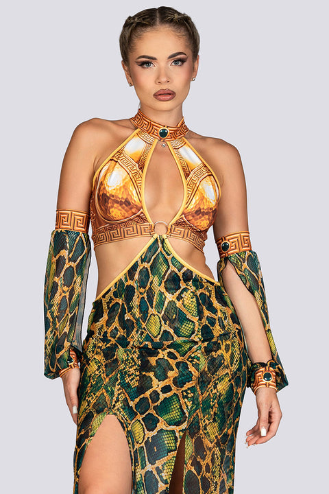 Gorgona Medusa Dress Halloween Costume