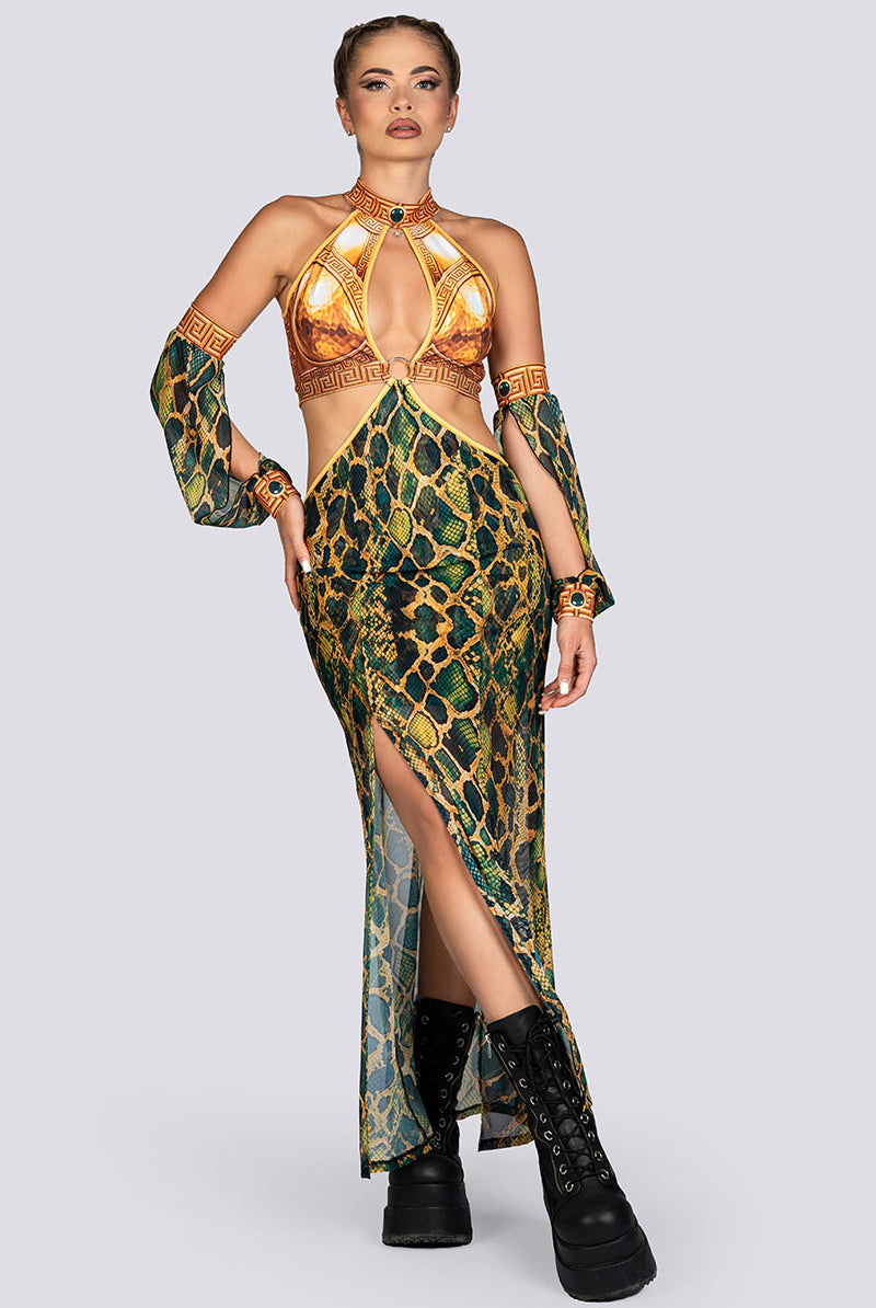 Gorgona Medusa Dress Sexy Halloween Costume