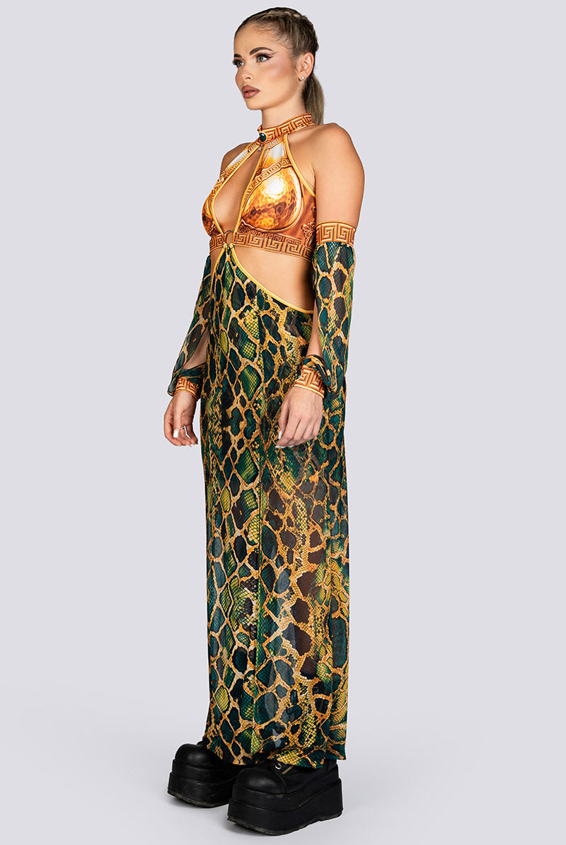 Gorgona Medusa Dress Halloween Costume Women