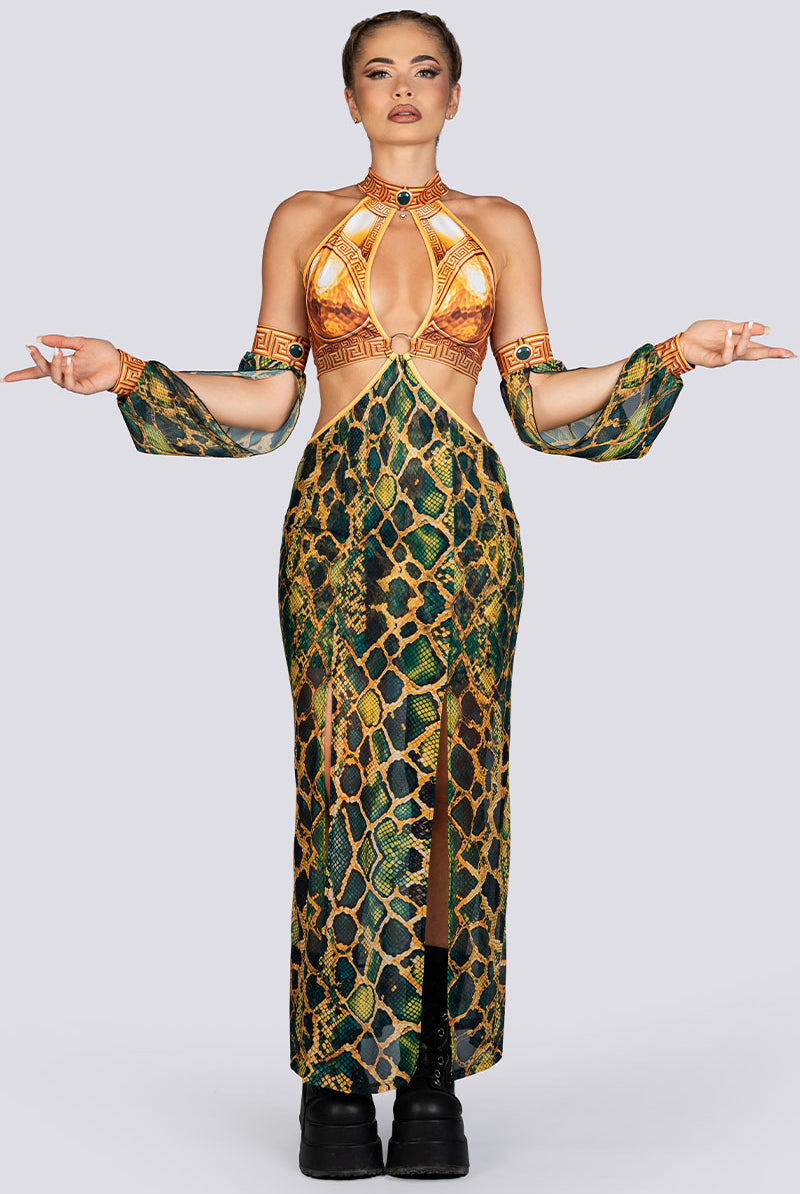 Gorgona Medusa Dress Halloween Outfit