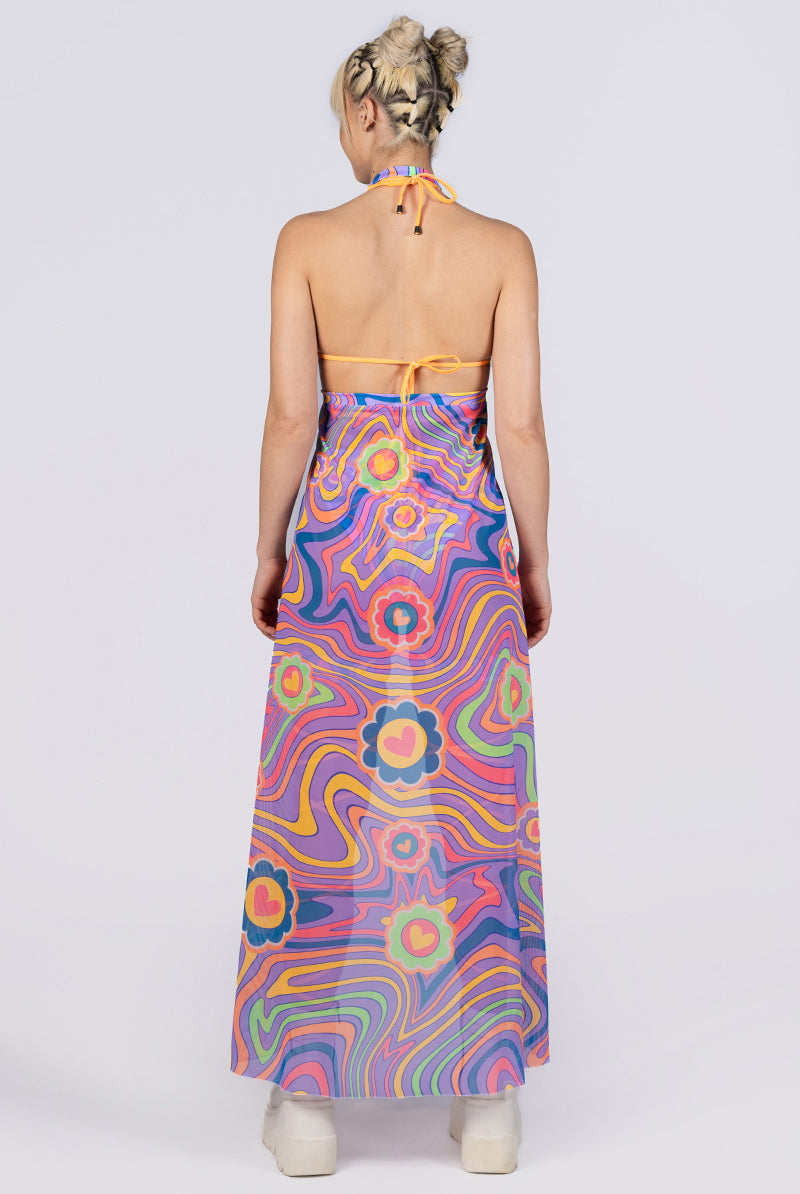 groovy-hearts-mesh-cape-skirt-set-back-view