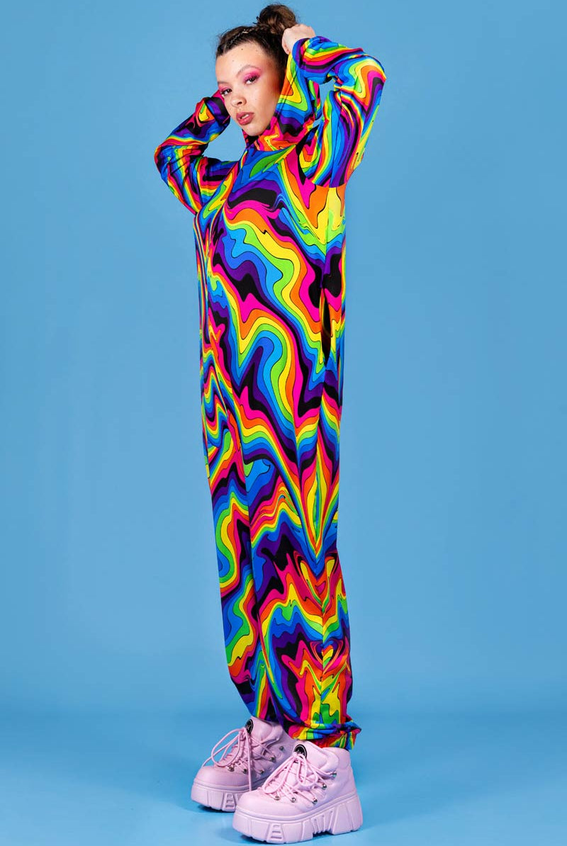 Groovy Unicorn Onesie Side View