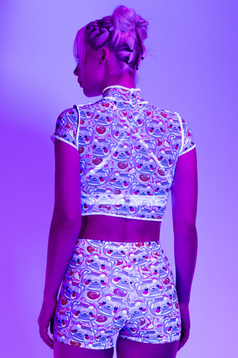 Gummy Dummy High Waisted Shorts | Devil Walking