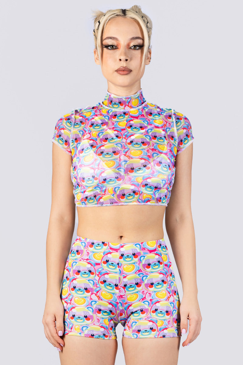 Gummy Dummy High Waisted Shorts | Devil Walking