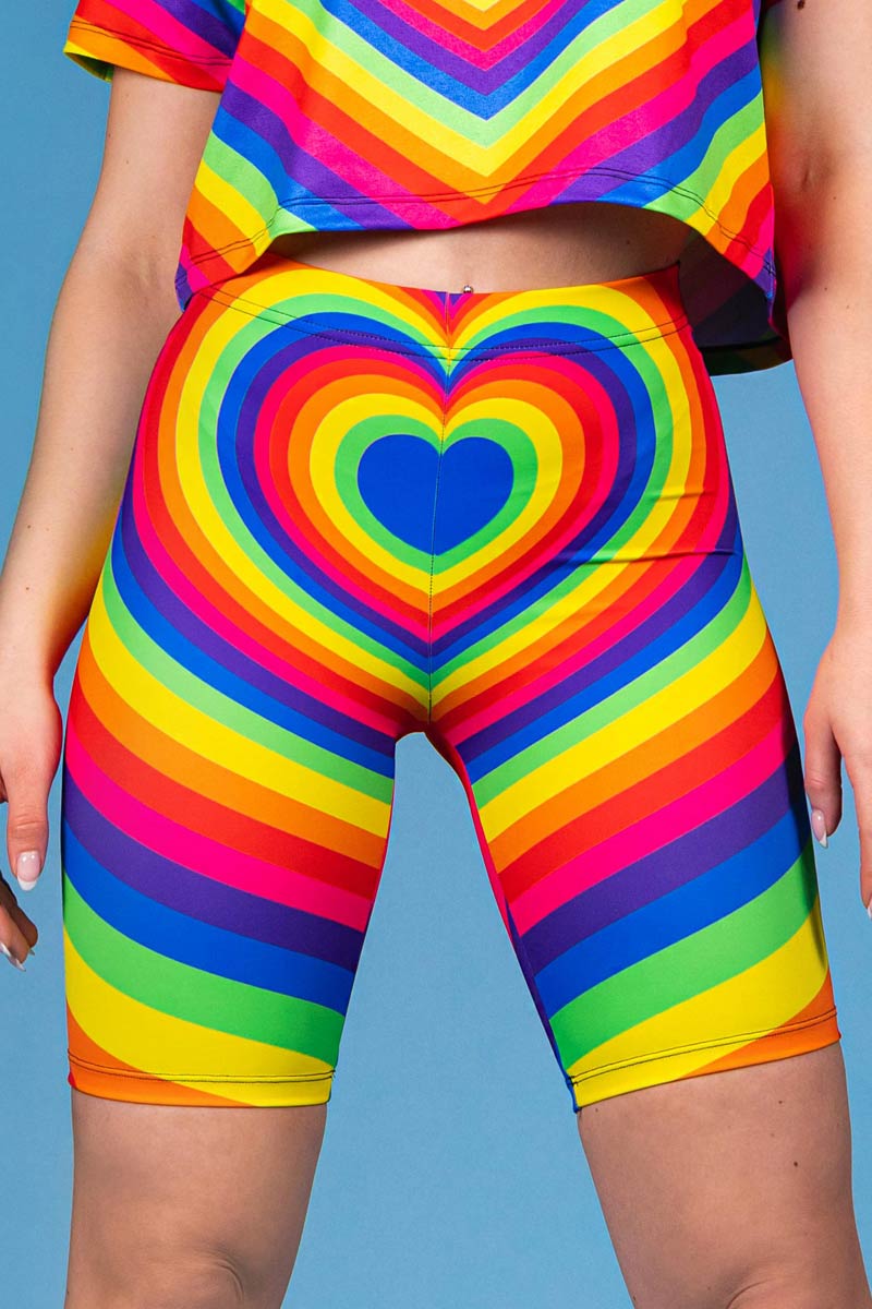 Biker shorts hot sale at rainbow