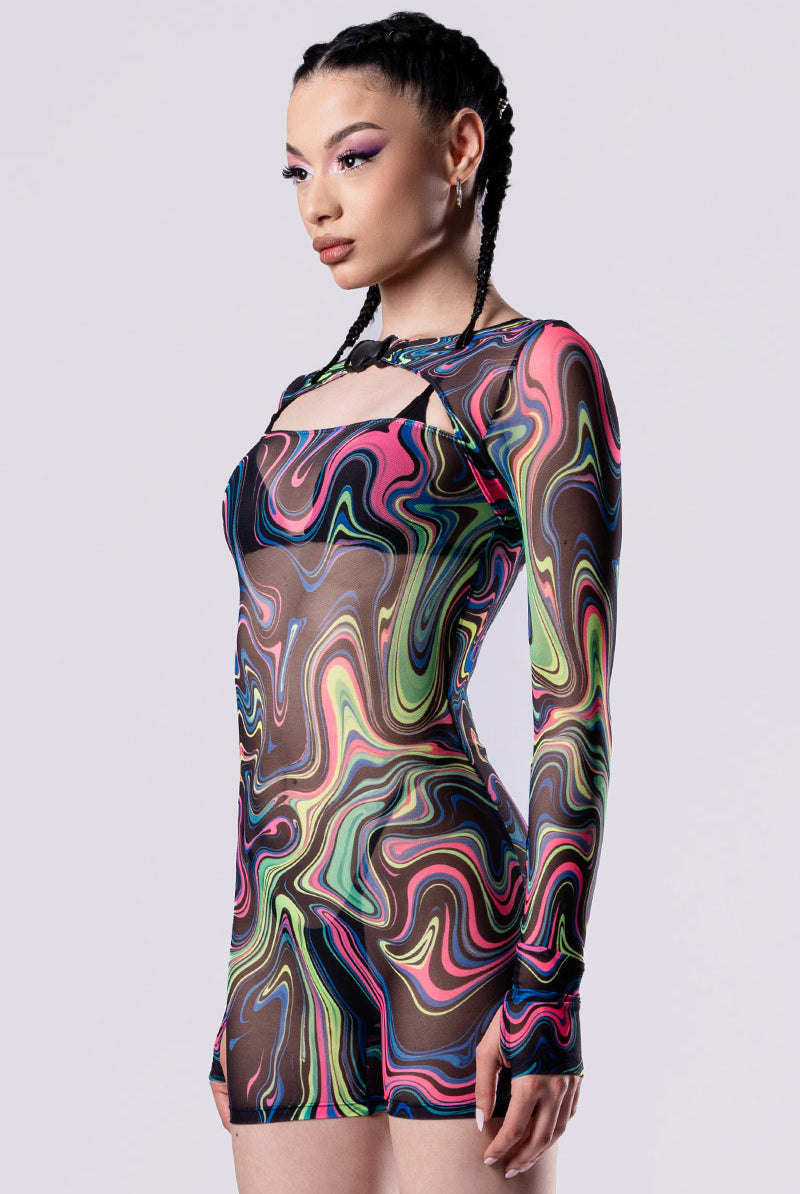 hypno-dancer-long-sleeve-romper-close-side-view