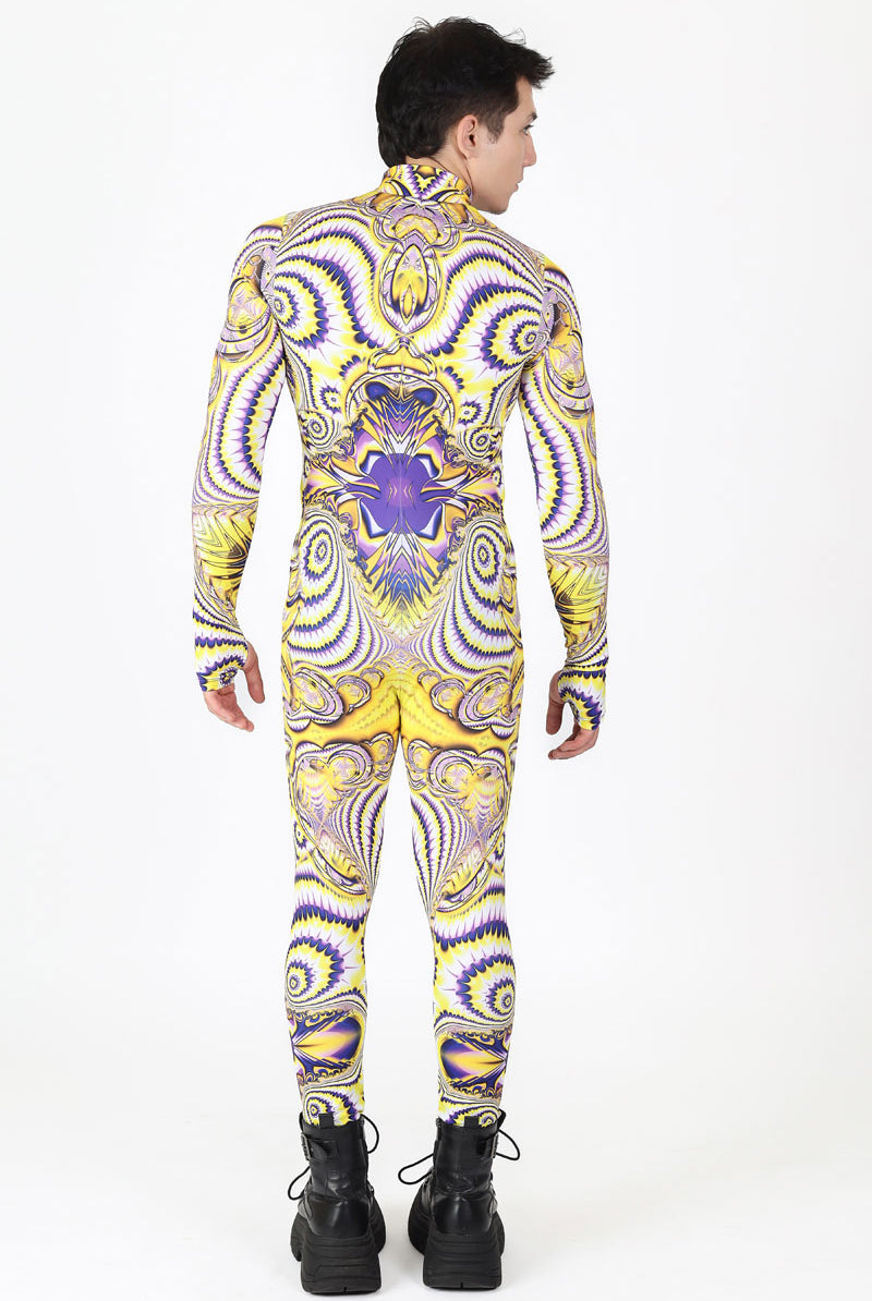Hypno Vibration Costume for Men Back View