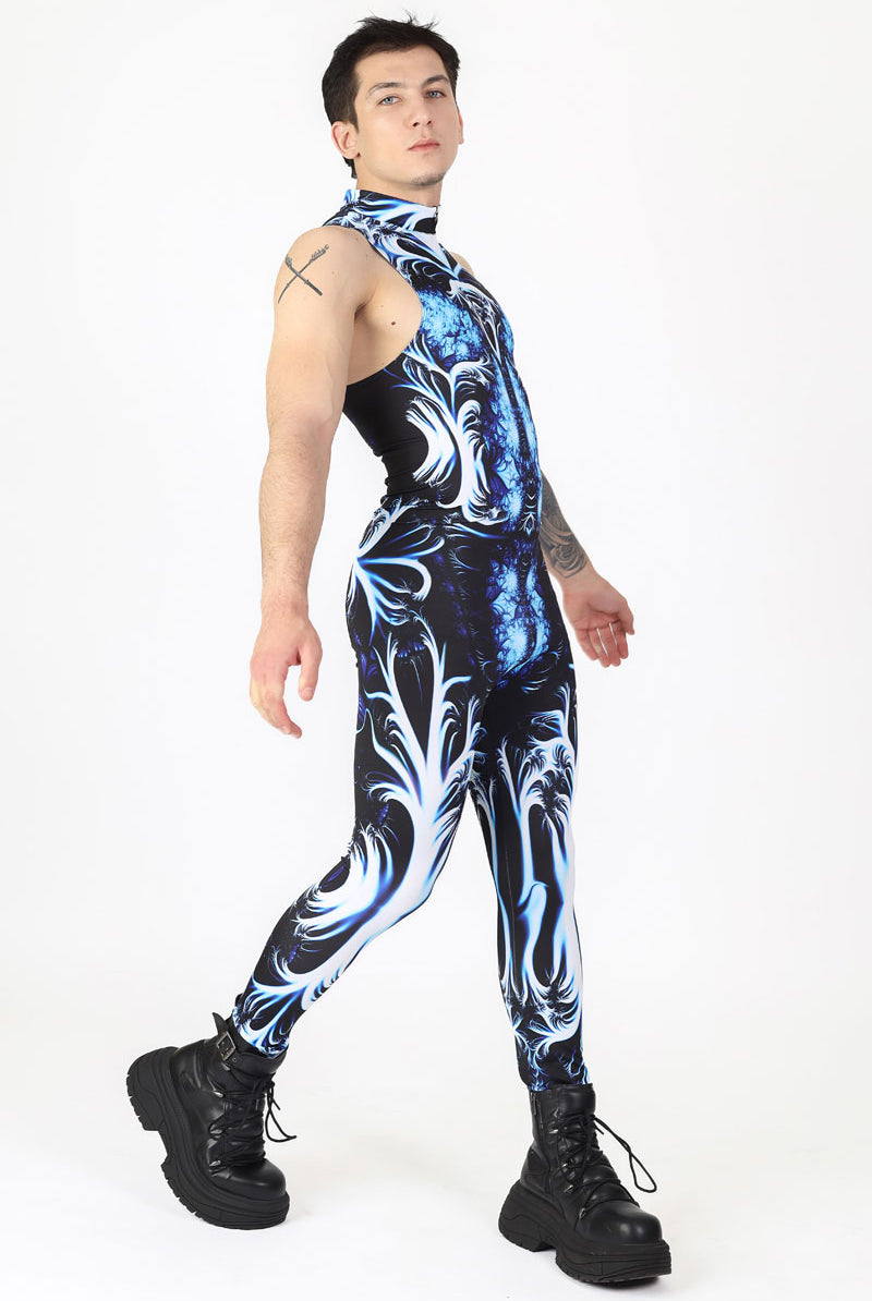 Ice King Sleeveless Costume for Men Side View