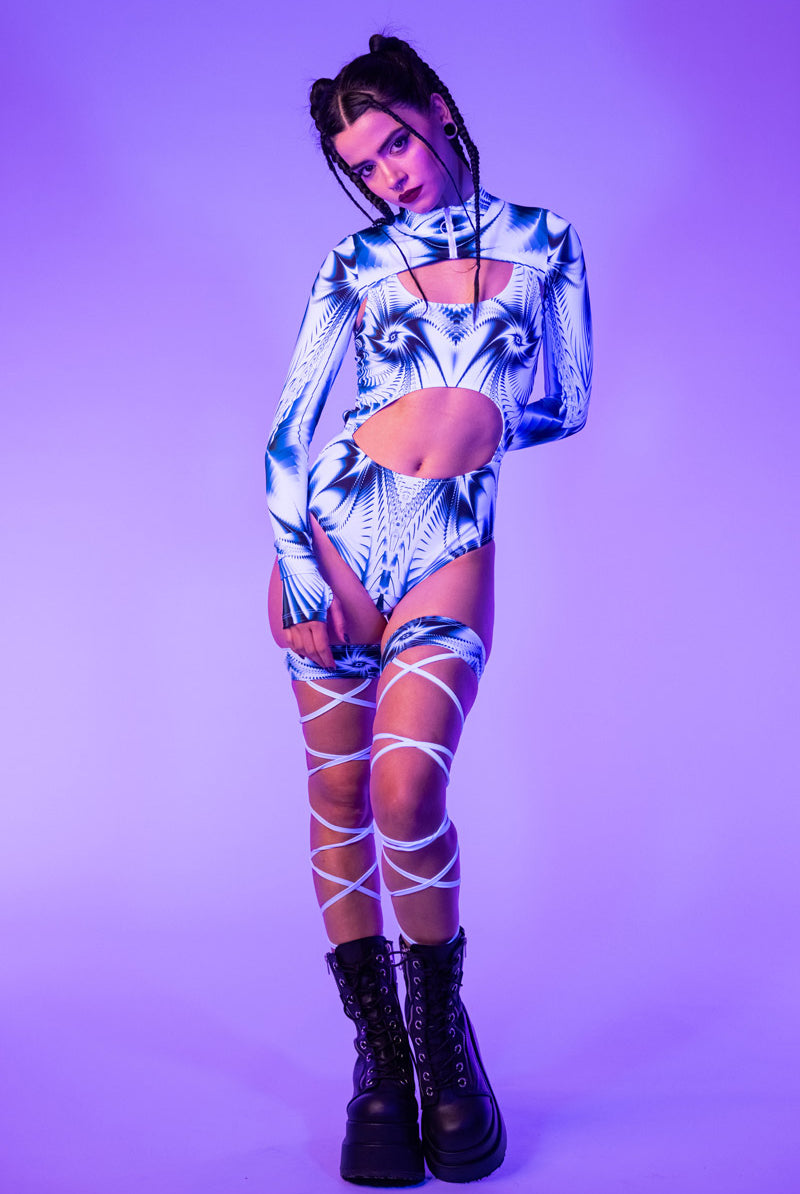 Ice Spice Shrug 2 Piece Bodysuit Full View