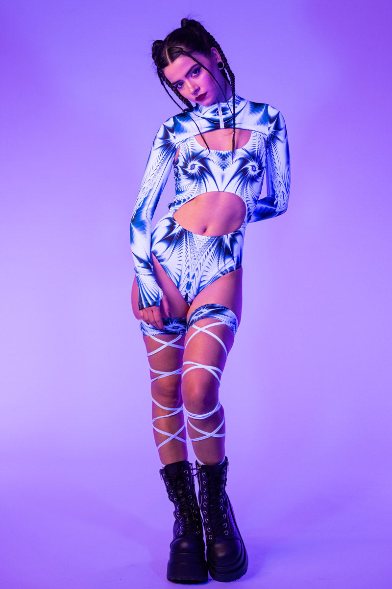 Ice Spice Shrug 2 Piece Bodysuit Full View