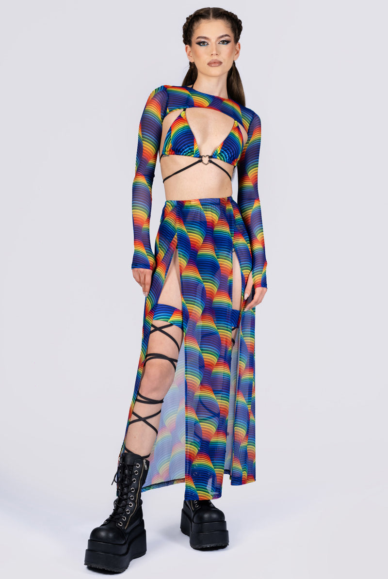 infinite-pride-mesh-skirt-set-front-view