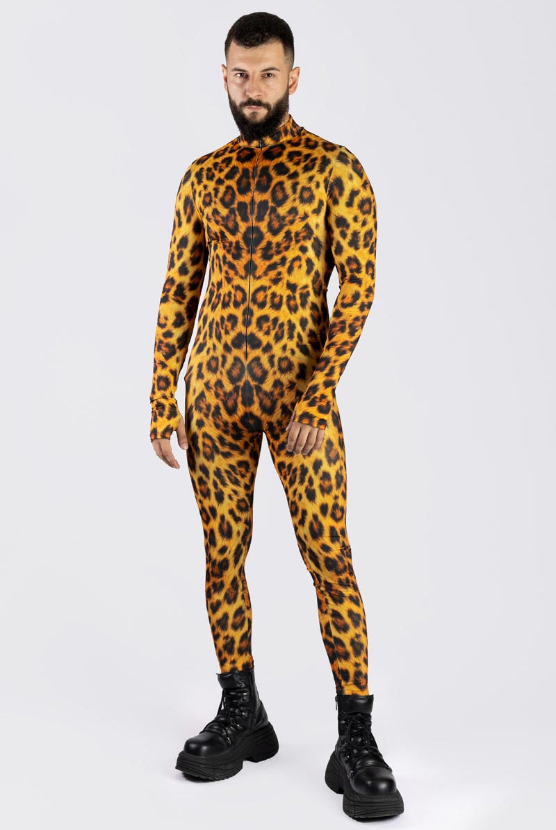 Leopard Men's Costume Front View