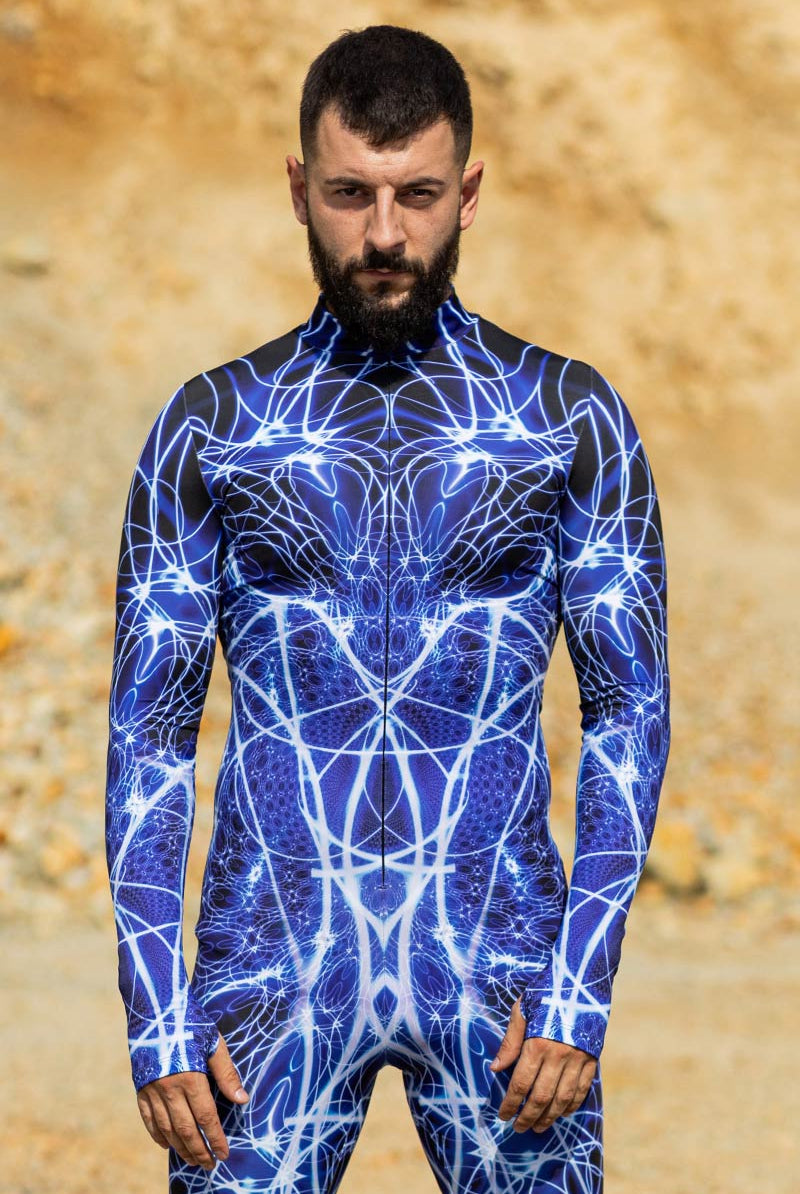 Lightning Men Costume Close View