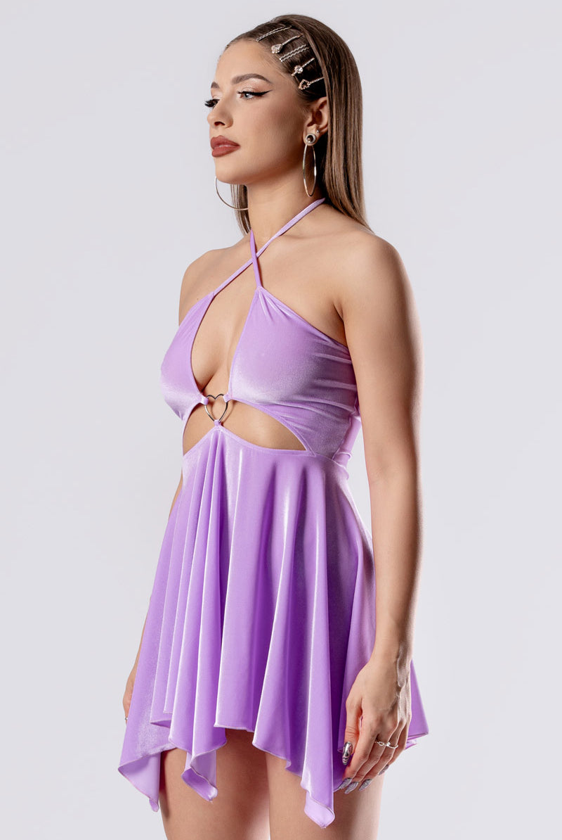 lilac-dream-cut-out-handkerchief-dress-purple-velvet-close-side-view