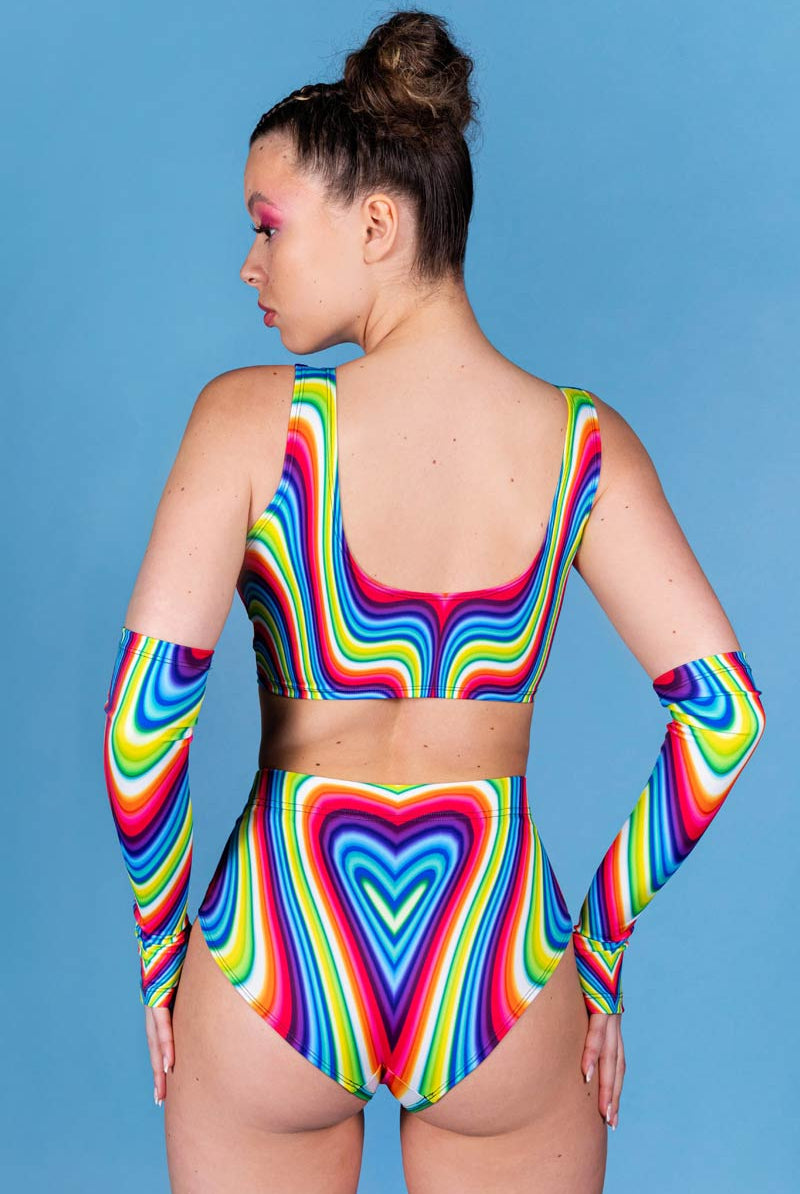 Lovestruck Booty Shorts Back View