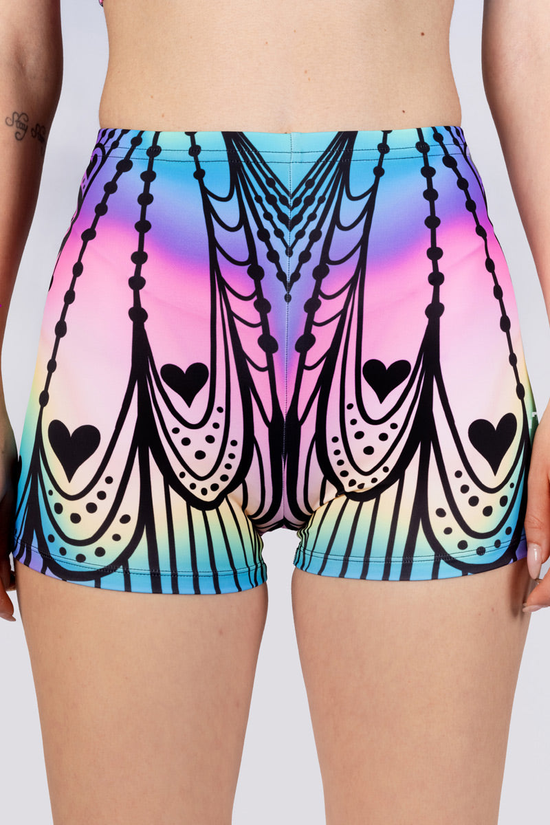 Lovewing High Waisted Shorts | Devil Walking