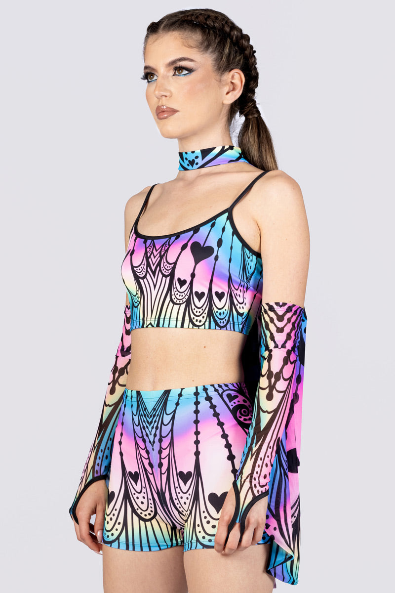 Lovewing High Waisted Shorts | Devil Walking