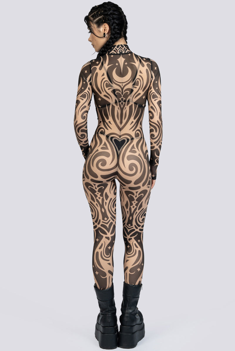 Luna Mesh Costume Rave Wear