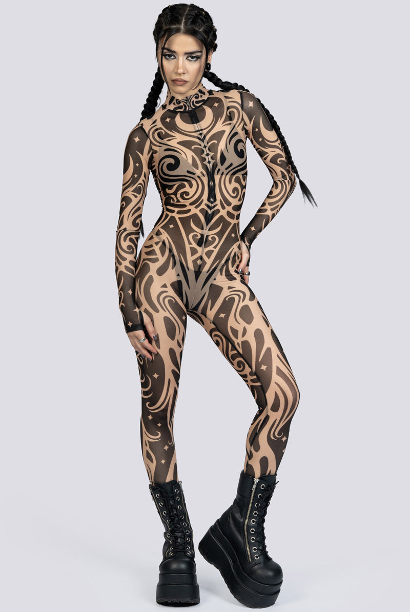 Luna Mesh Costume Festival Outfit