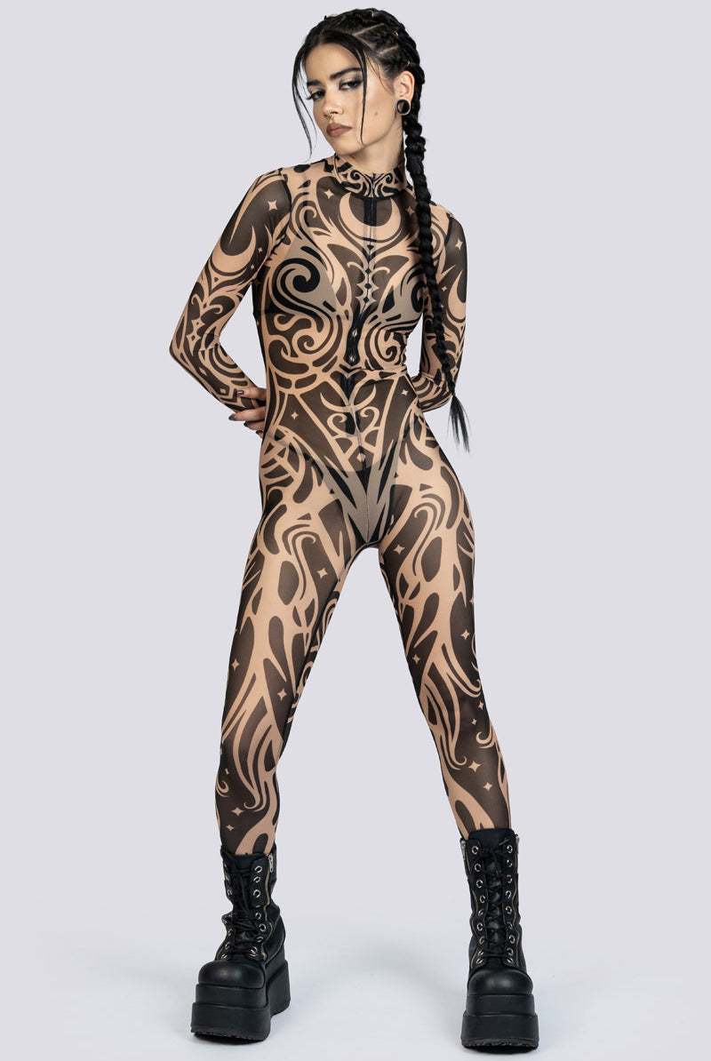 Luna Mesh Costume Rave Outfit