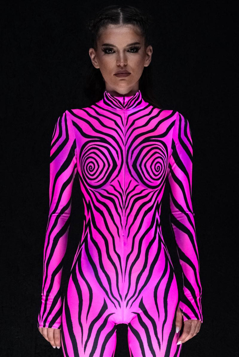 Mad Cat Costume UV Close View