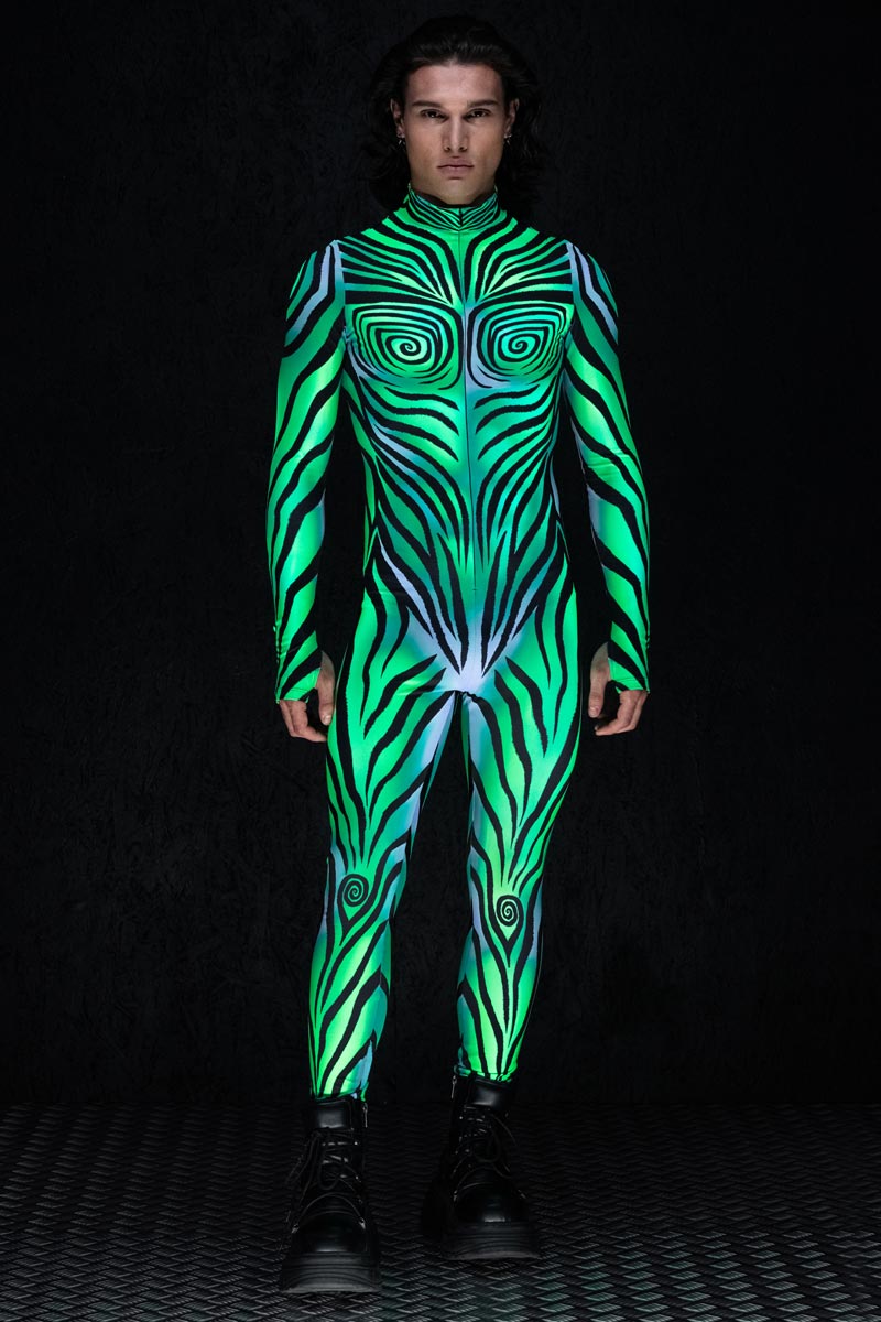 Mad Cat Men's Costume UV Front View