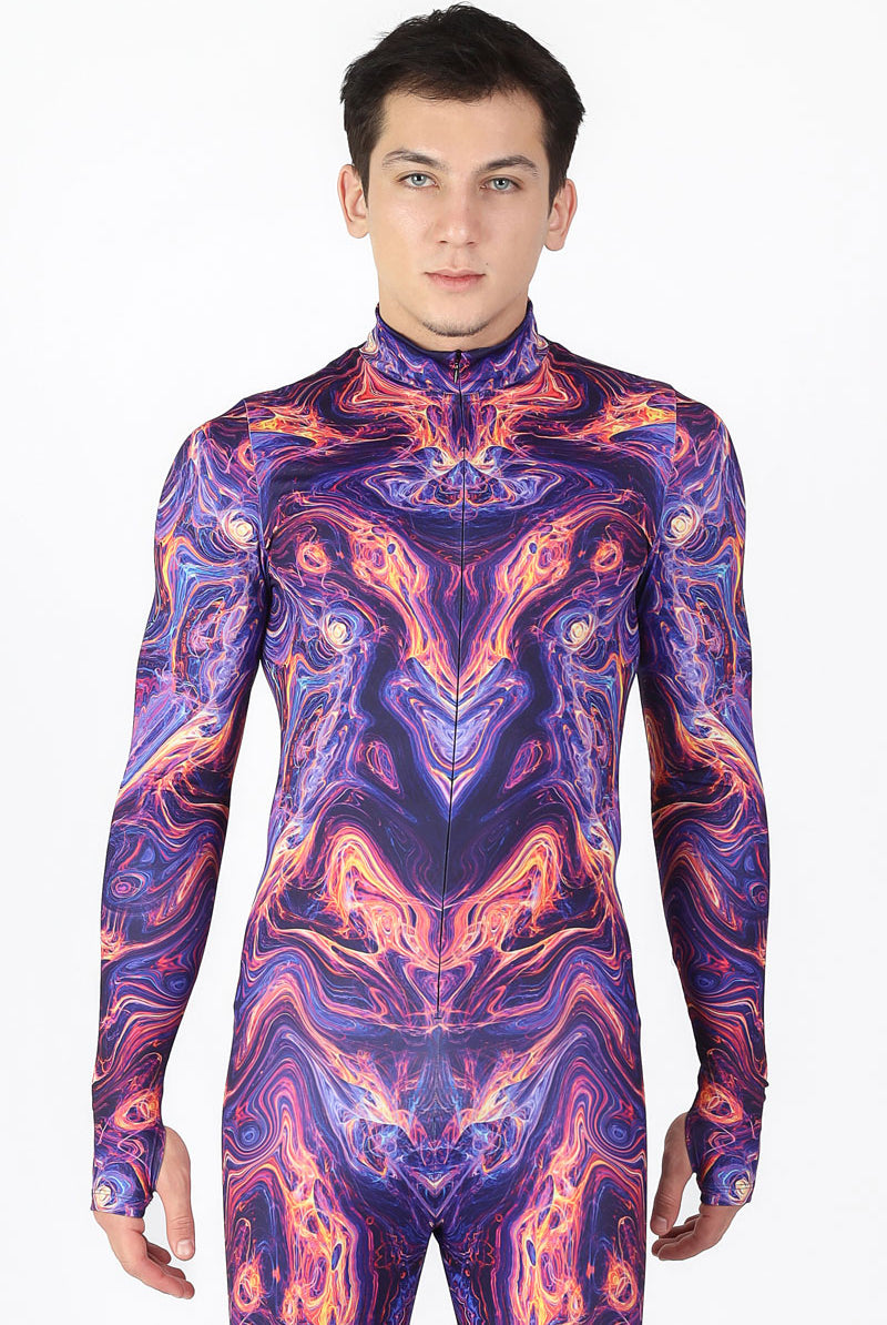 Magnetic Storm Costume for Men Close View