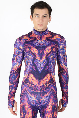 Magnetic Storm Costume for Men Close View