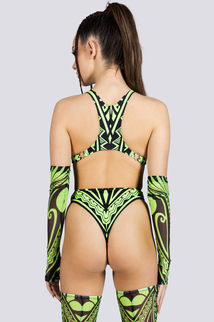 Rave Outfit Maori Relic Rave Bodysuit