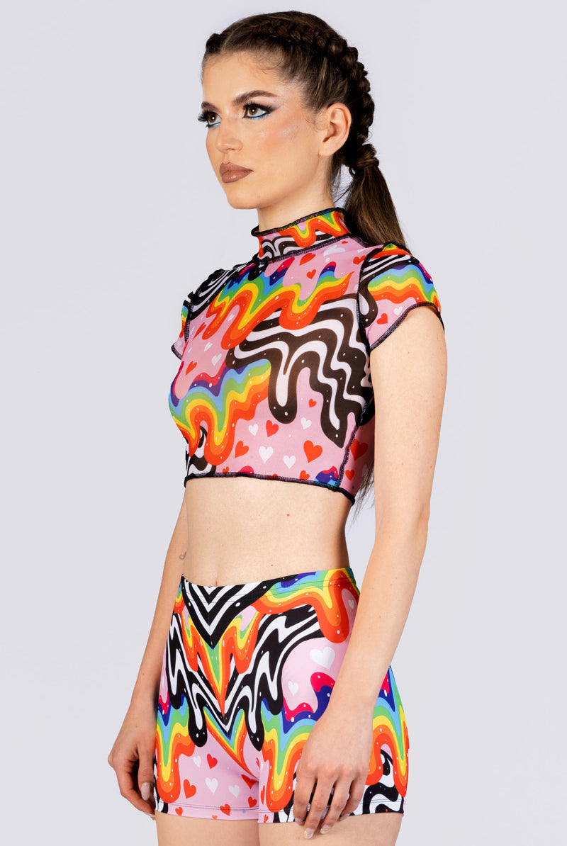 melty-love-high-waisted-shorts-set-side-view