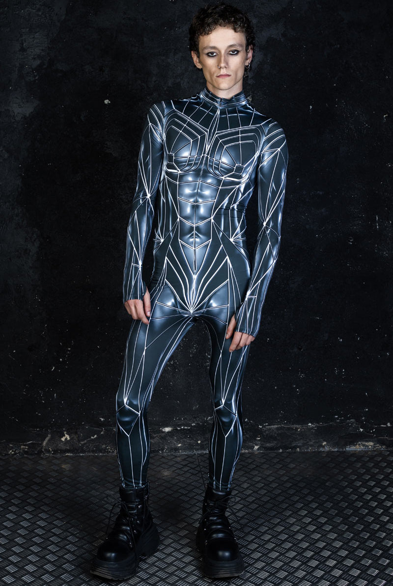 Men's Black Mirror Costume
