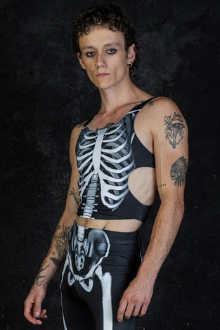 Rave Outfit Mens Rattling Bones Close View