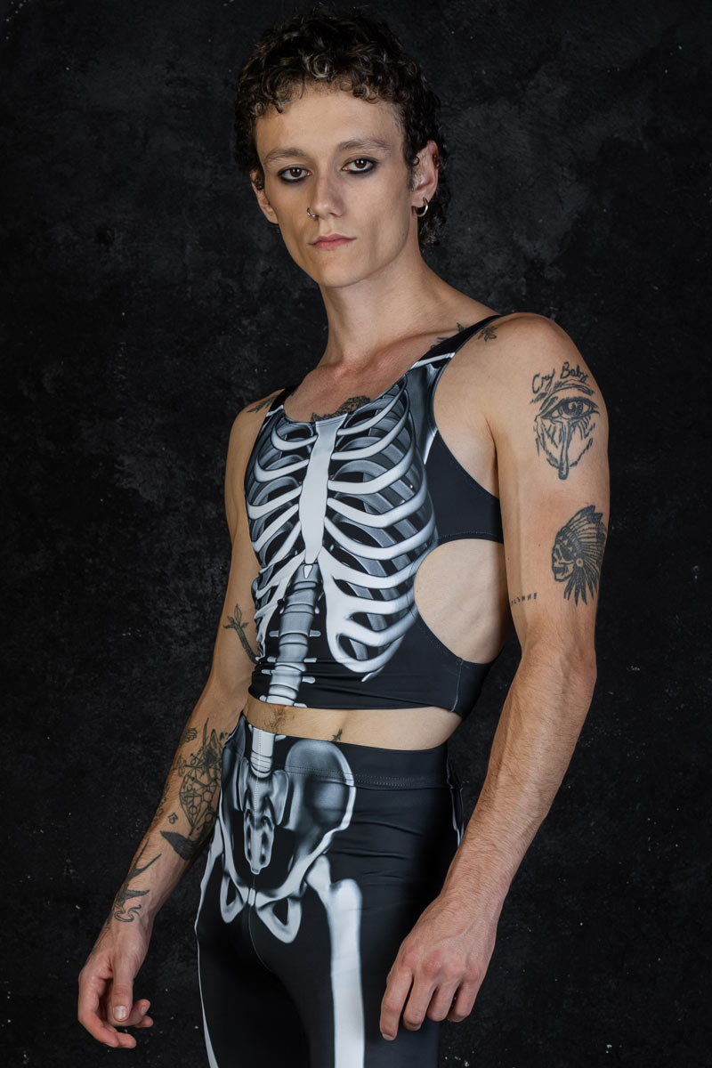 Bones Rattling Rattling Bones Men Leggings Set for Halloween & Rave | Devil Walking