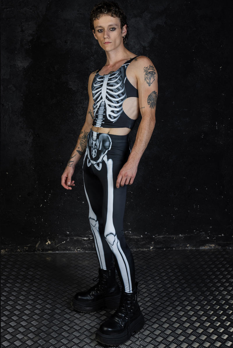 Men's Rattling Bones Leggings Full View