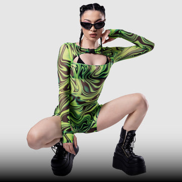 Love Death Robots (2025) Robot Women Black Outfit Carnival Halloween Cosplay Costume