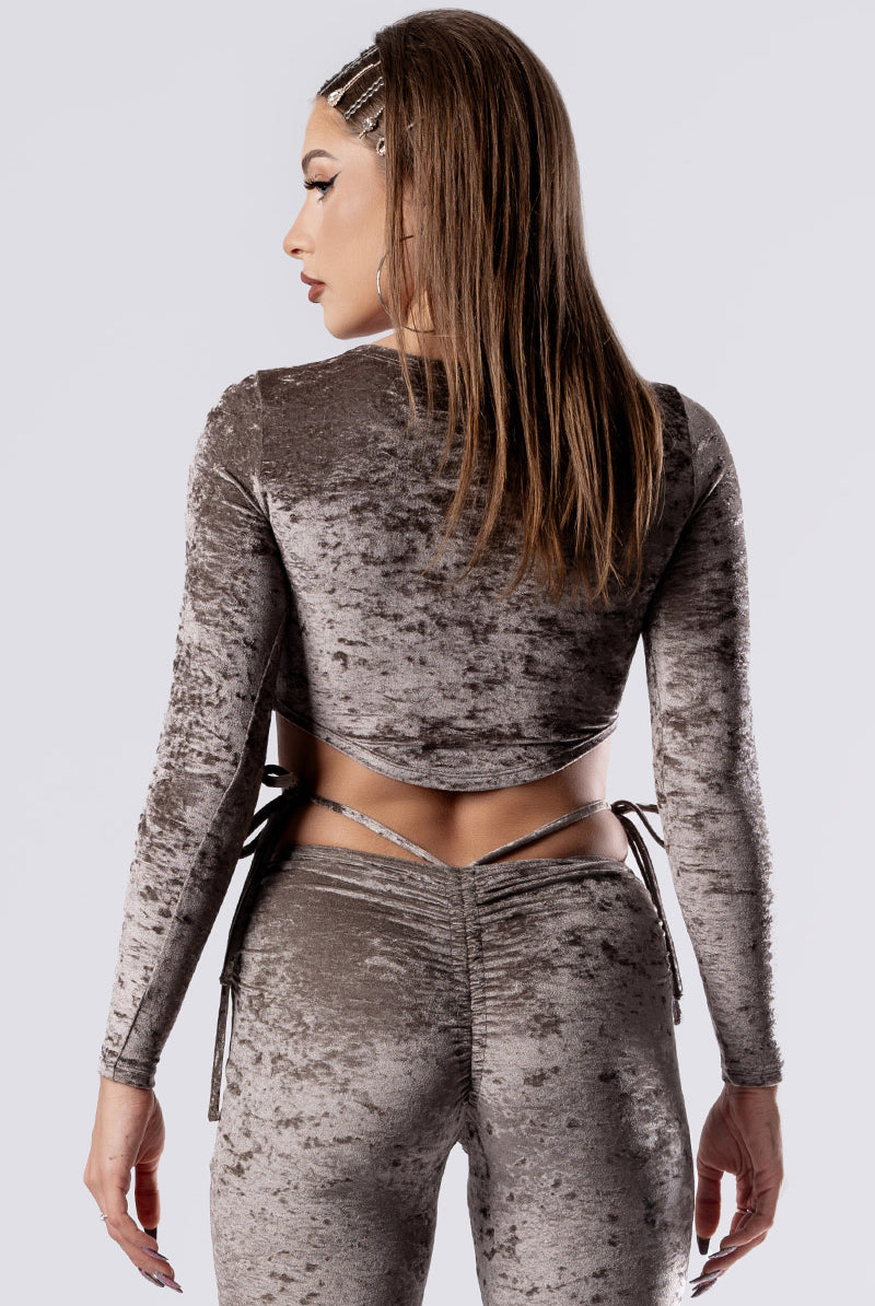 mocha-latte-crew-neck-crop-top-beige-velvet-close-back-view