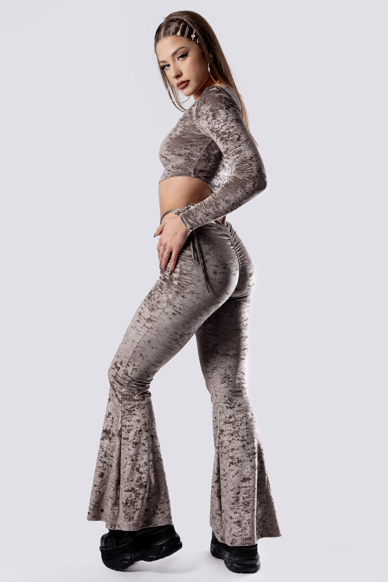 mocha-latte-hip-strap-flare-pants-set-beige-velvet-full-side-view_3f058ab6-3ca2-4991-a2b1-7cb728466387
