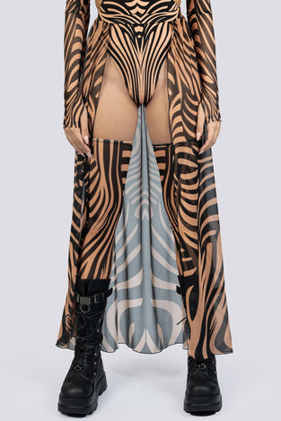 Mojave Sheer Maxi Skirt Festival Wear