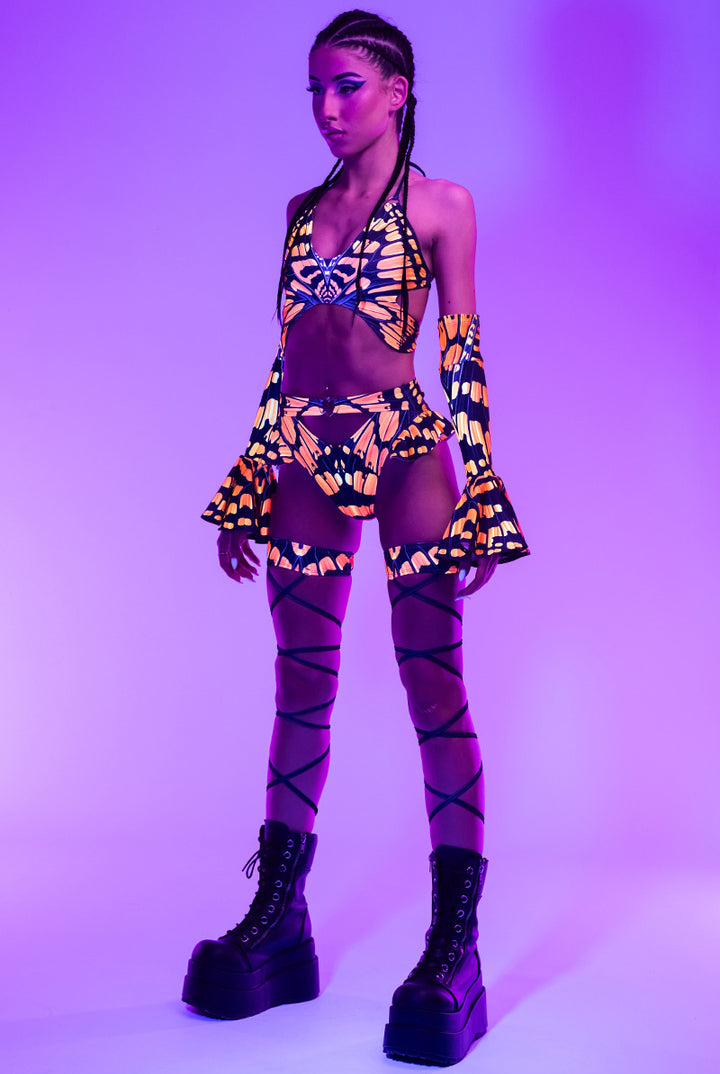 Butterfly Mountain Drawstring Shorts 600072768mlt main image 0