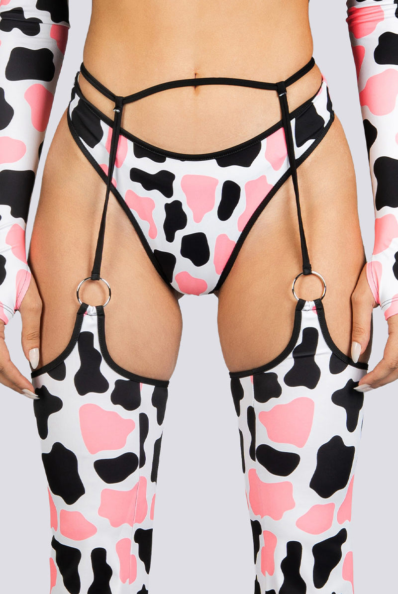 Moo Baby Thong Bikini Rave Halloween Outfit