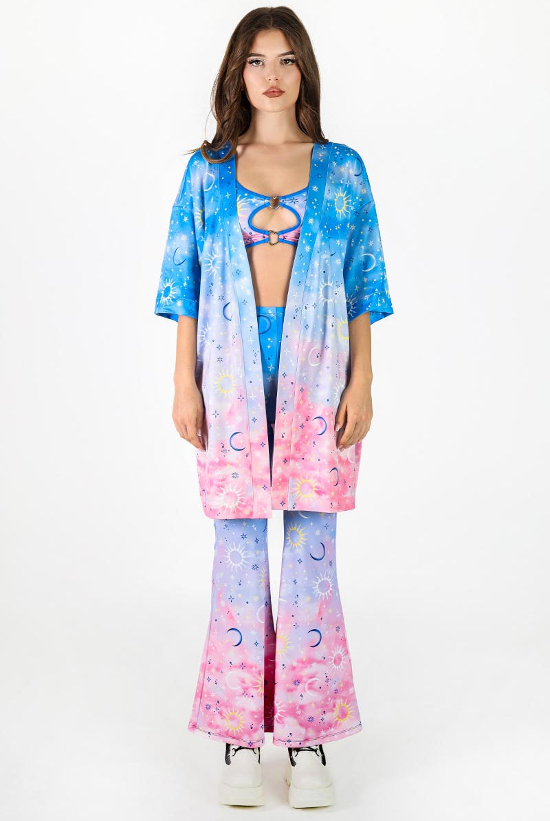 Morning Moon Kimono Front View